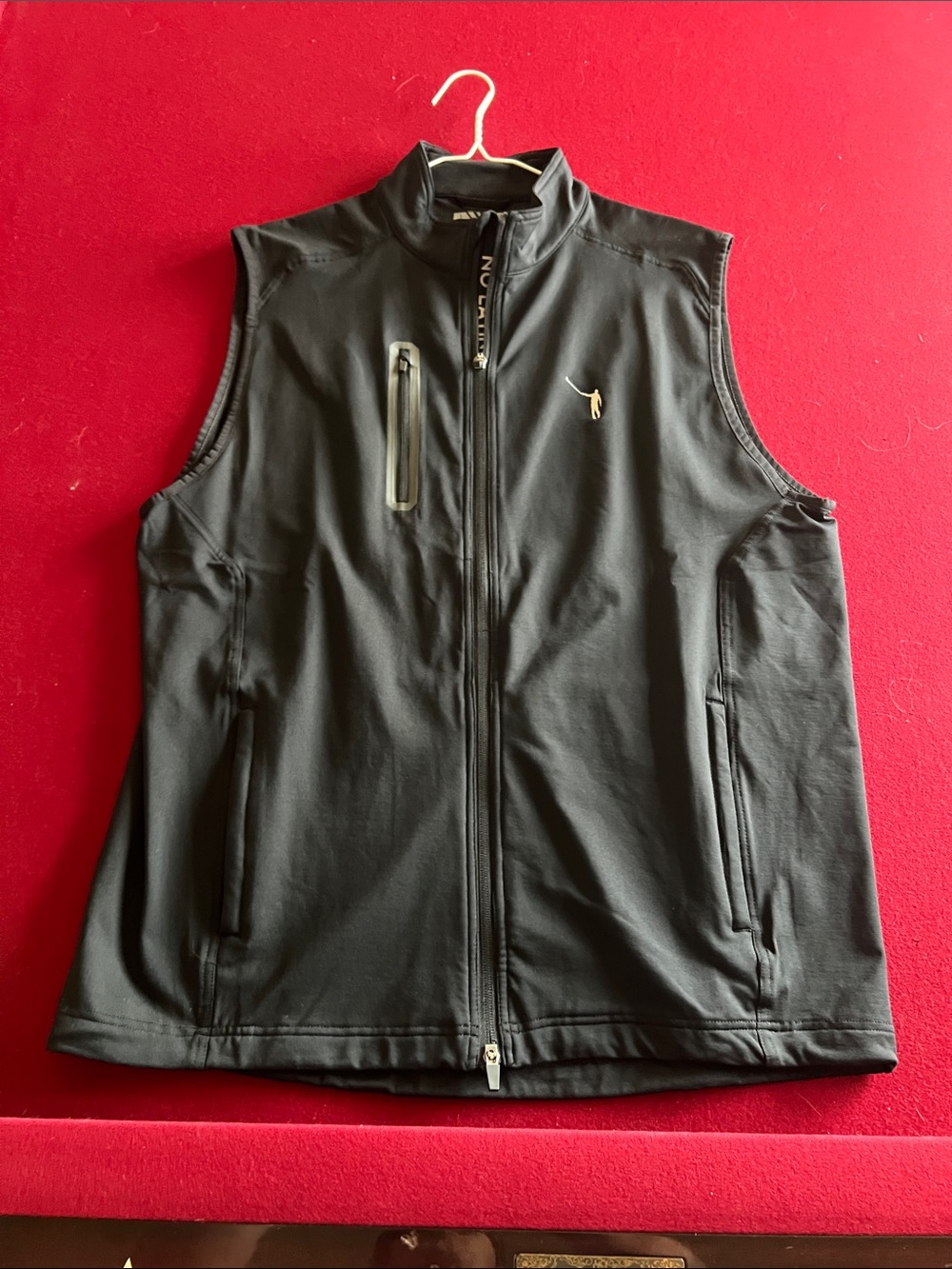 Levelwear Men’s Black Softshell Jacket with Stand Collar - Picture 2 of 4